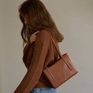 Demeriel Days Bag Camel Wconcept Korean Leather Purse